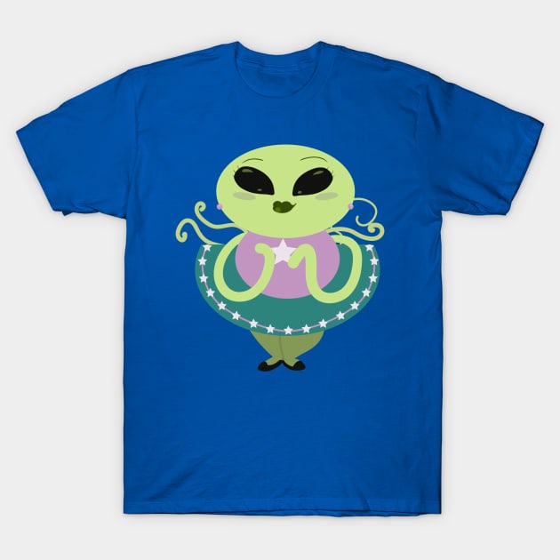 Alien Cutie T-Shirt by MesozoicArt